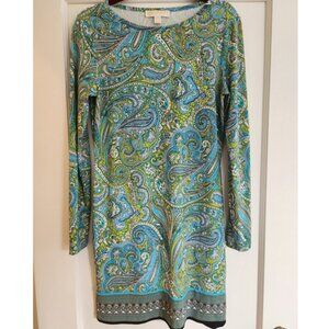MICHAEL KORS dress, Size: S-M, color: green and blue
